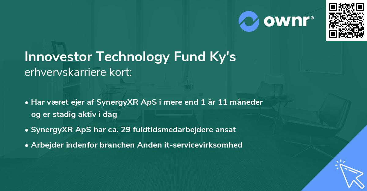 Innovestor Technology Fund Ky's erhvervskarriere kort