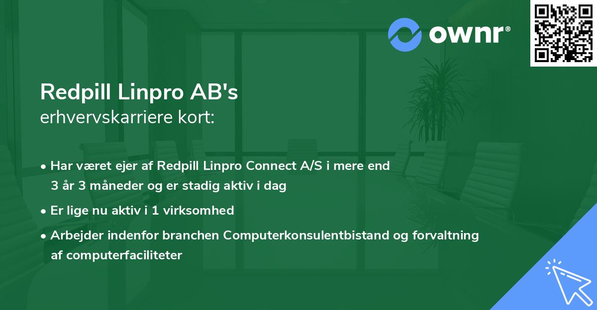 Redpill Linpro AB's erhvervskarriere kort