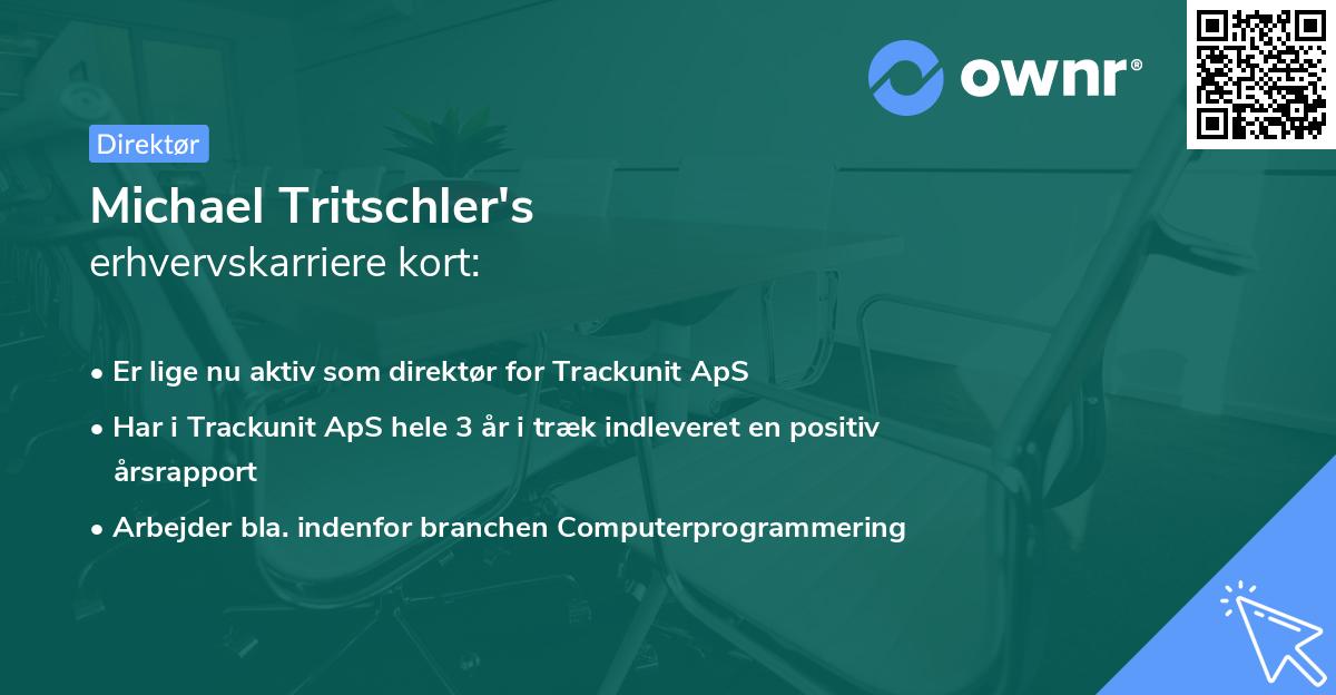 Michael Tritschler's erhvervskarriere kort