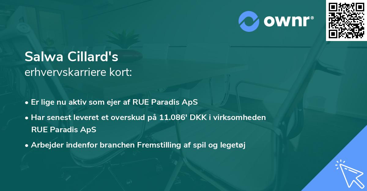 Salwa Cillard's erhvervskarriere kort