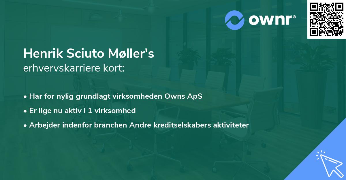 Henrik Sciuto Møller's erhvervskarriere kort