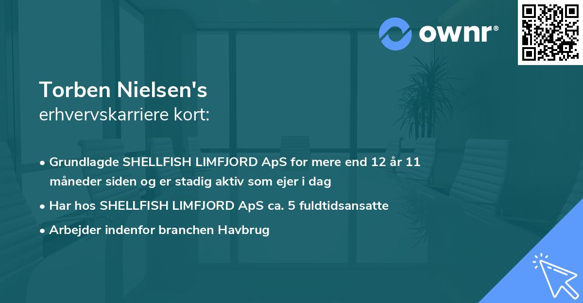 Torben Nielsen's erhvervskarriere kort