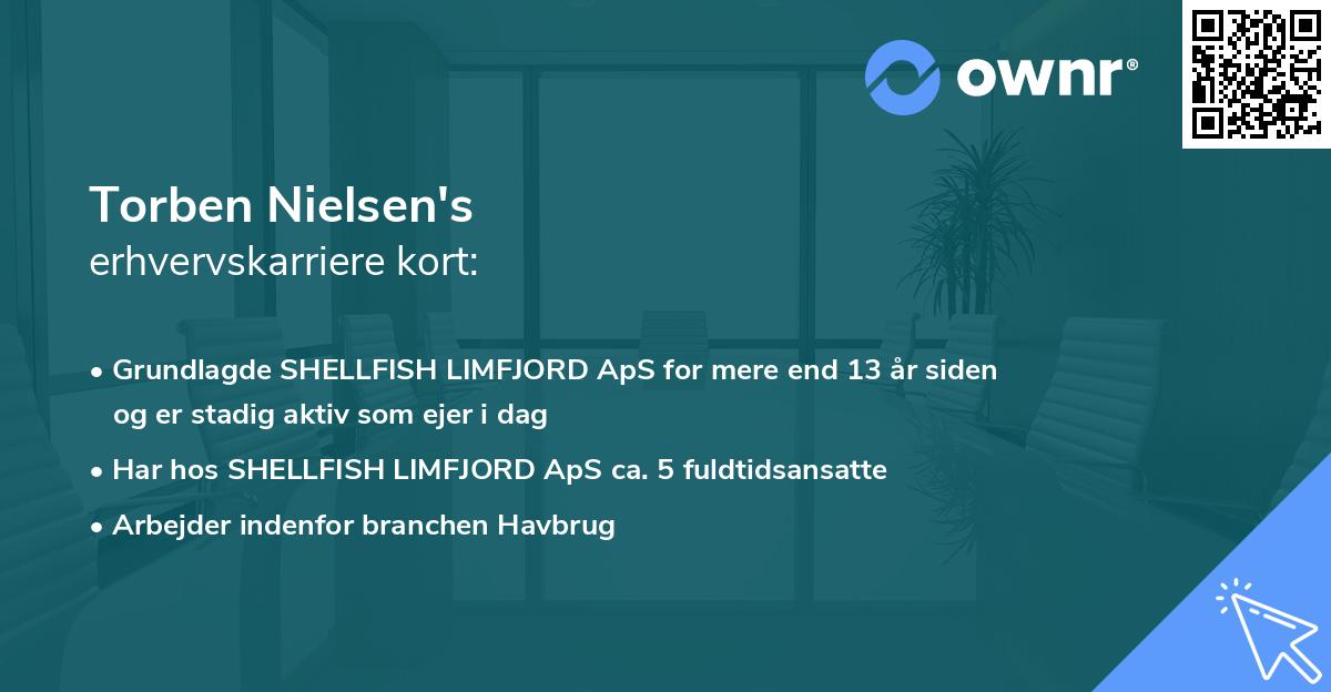 Torben Nielsen's erhvervskarriere kort