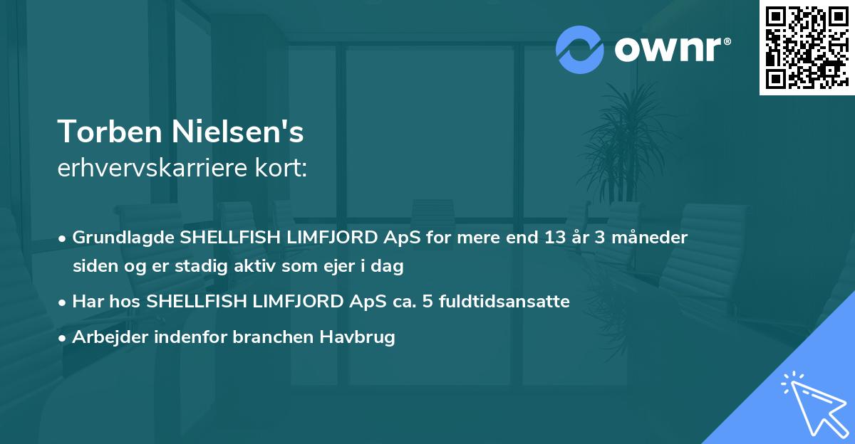 Torben Nielsen's erhvervskarriere kort