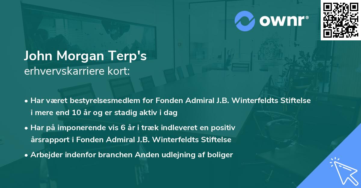 John Morgan Terp's erhvervskarriere kort