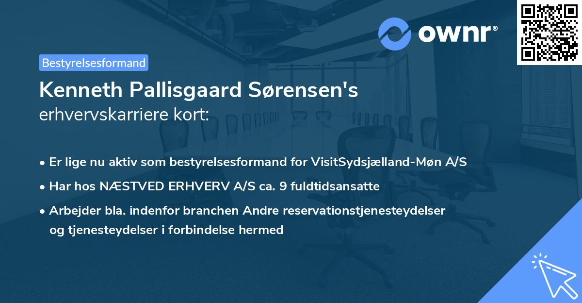 Kenneth Pallisgaard Sørensen's erhvervskarriere kort