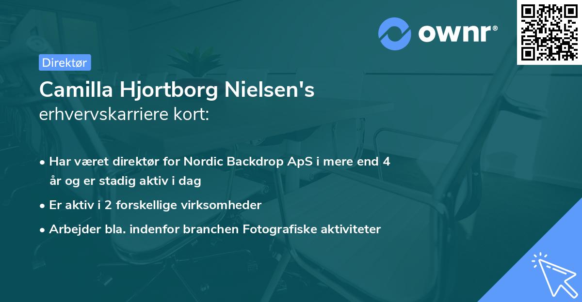 Camilla Hjortborg Nielsen's erhvervskarriere kort