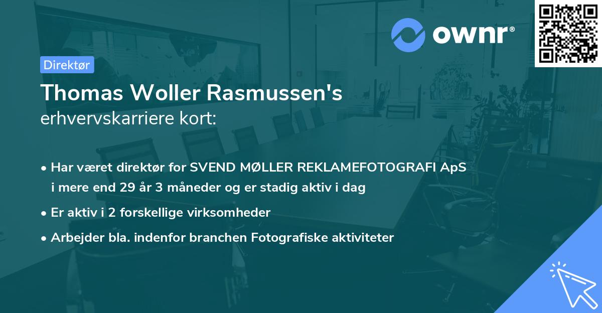 Thomas Woller Rasmussen's erhvervskarriere kort