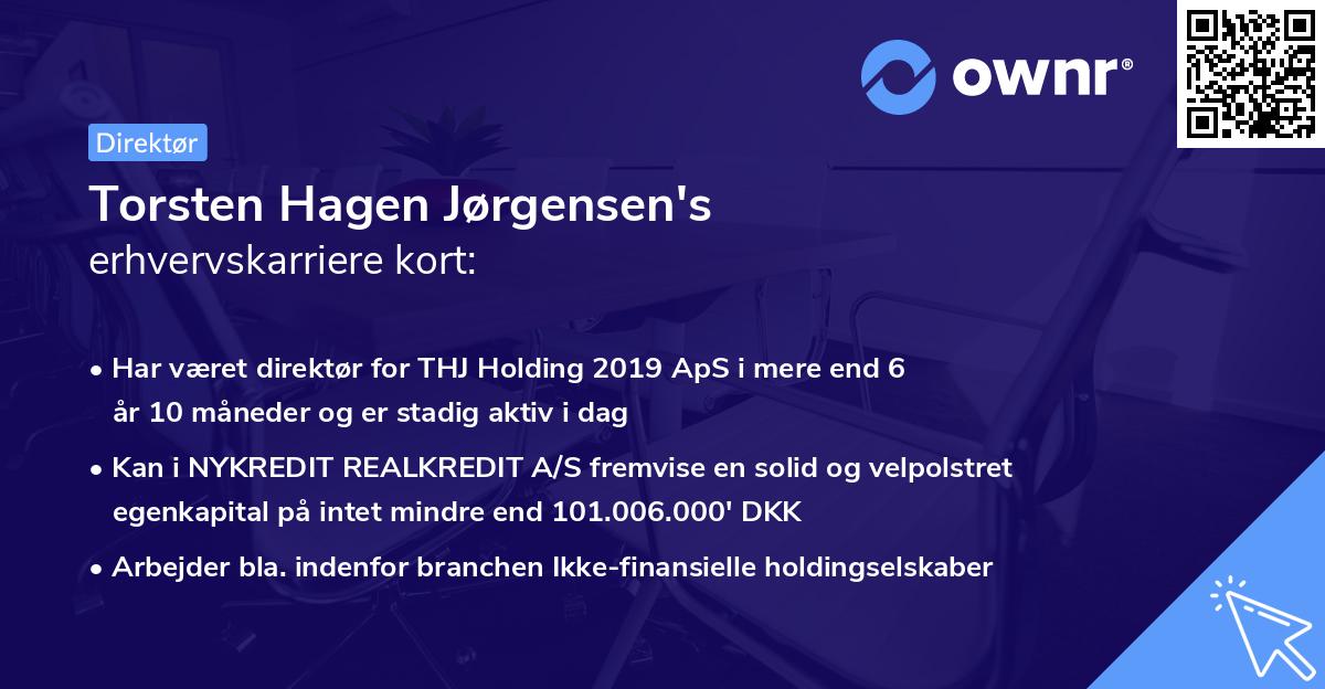Torsten Hagen Jørgensen's erhvervskarriere kort