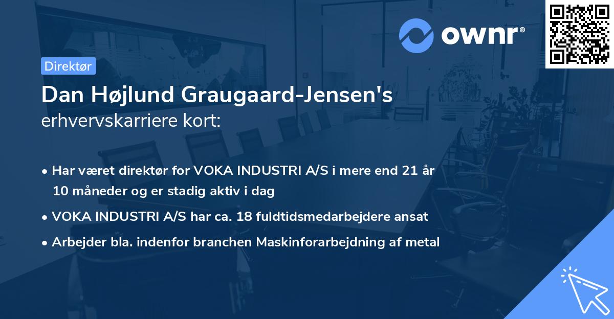 Dan Højlund Graugaard-Jensen's erhvervskarriere kort