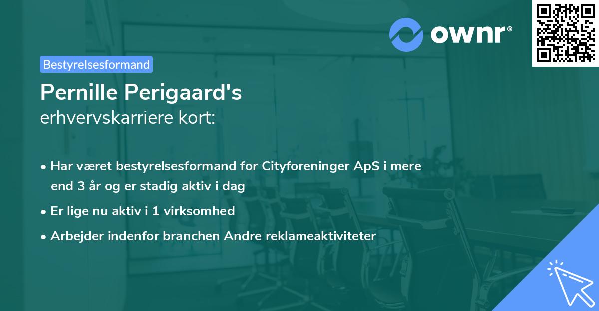 Pernille Perigaard's erhvervskarriere kort