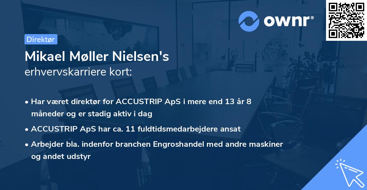 Mikael Møller Nielsen's erhvervskarriere kort