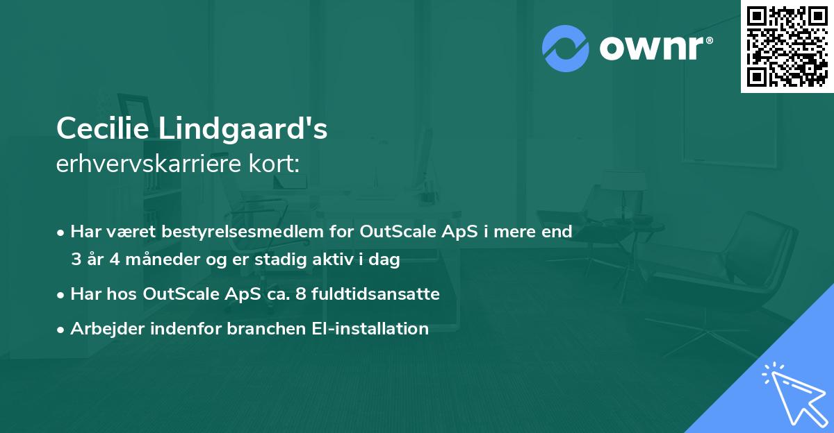 Cecilie Lindgaard's erhvervskarriere kort