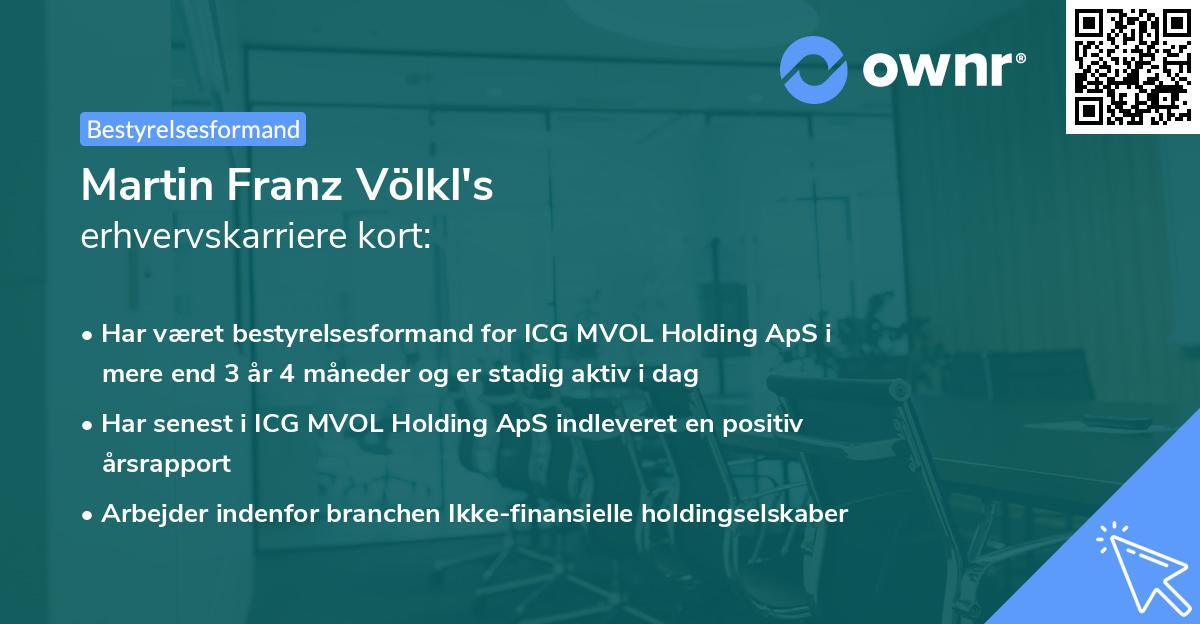 Martin Franz Völkl's erhvervskarriere kort