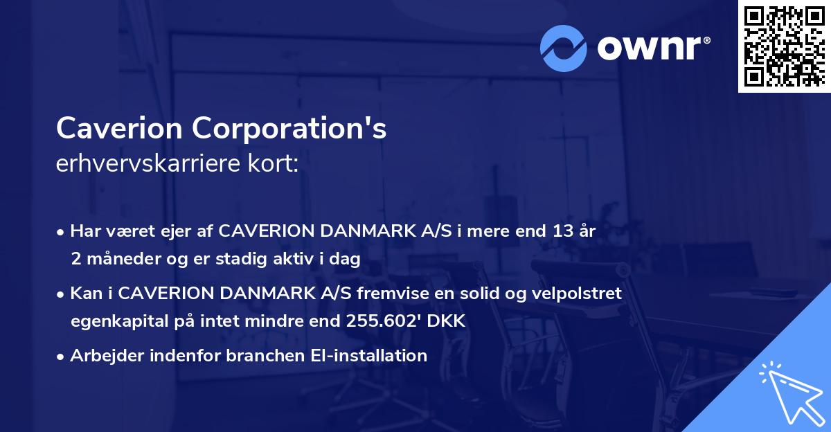 Caverion Corporation's erhvervskarriere kort