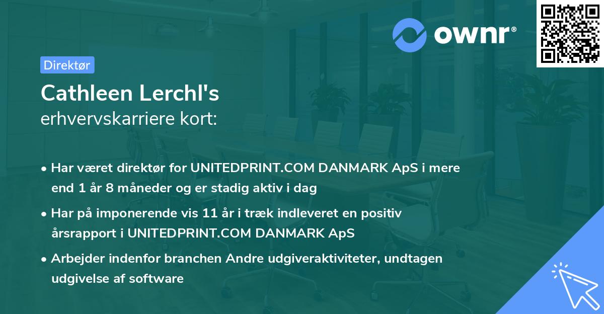 Cathleen Lerchl's erhvervskarriere kort