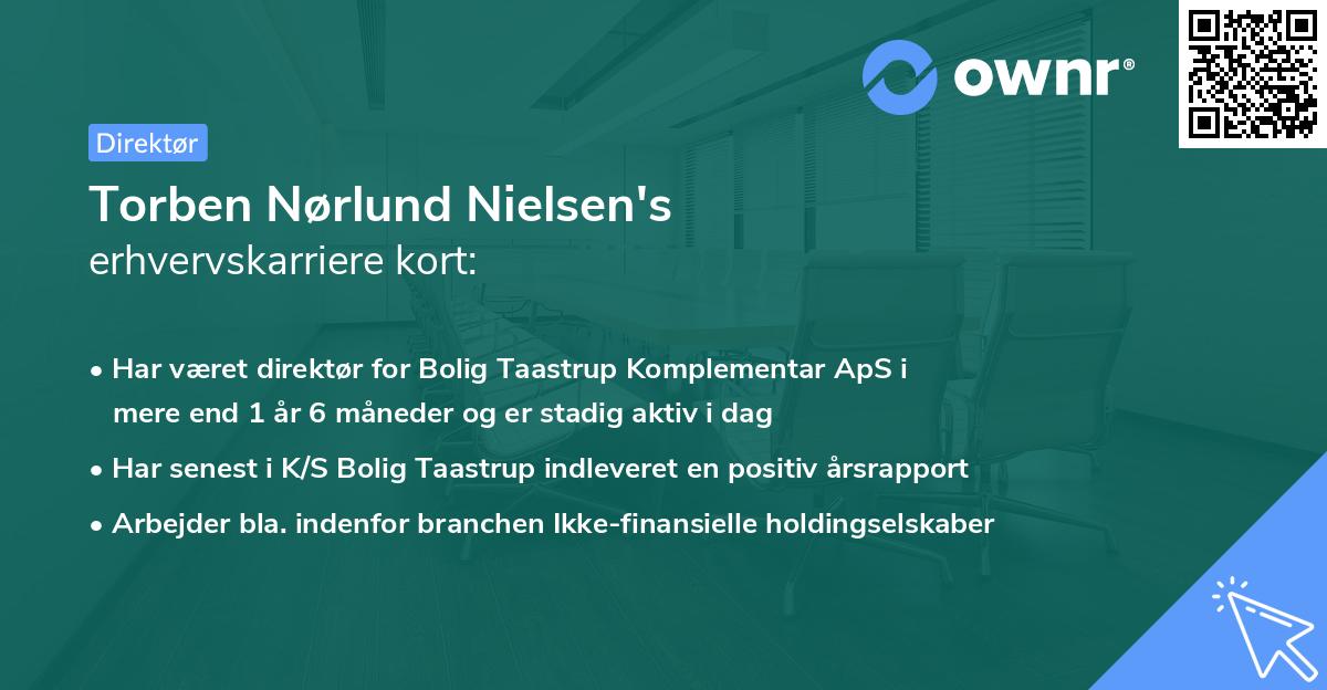 Torben Nørlund Nielsen's erhvervskarriere kort