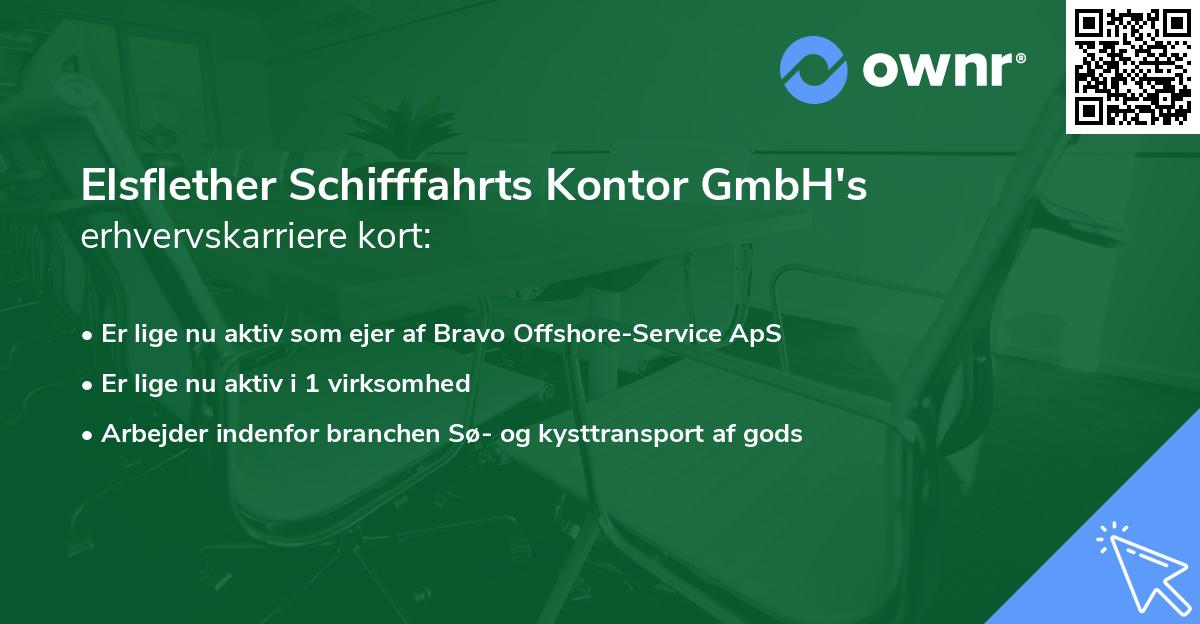 Elsflether Schifffahrts Kontor GmbH's erhvervskarriere kort