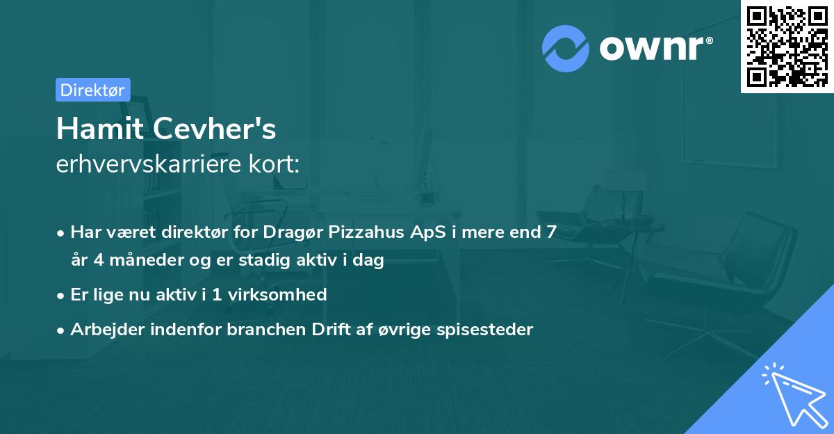 Hamit Cevher's erhvervskarriere kort