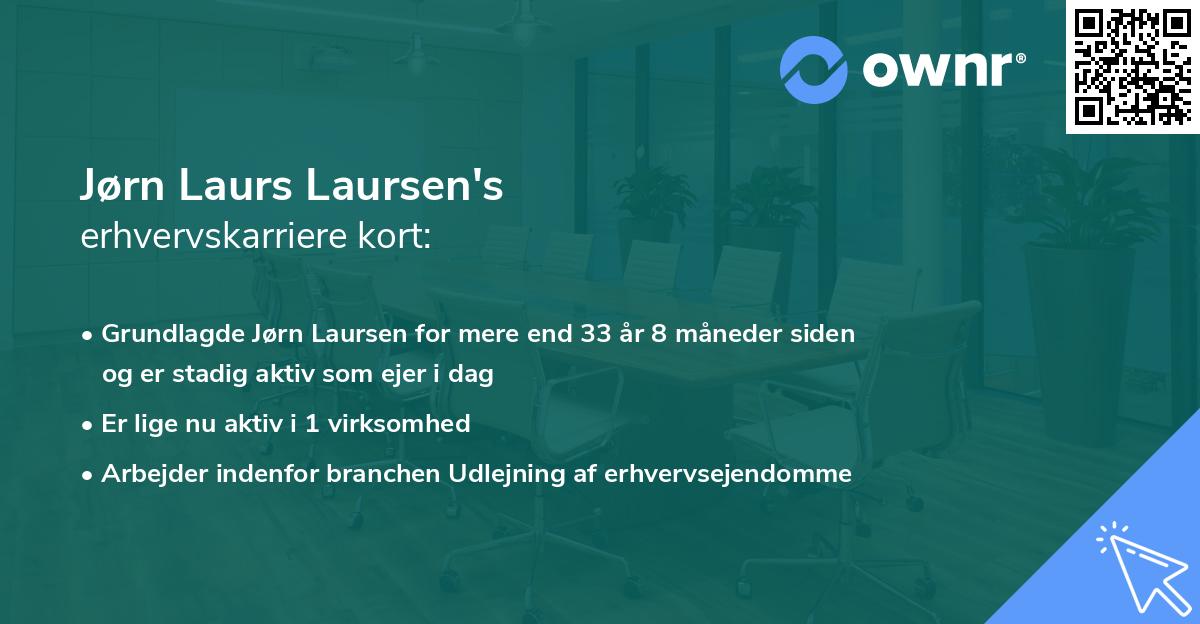 Jørn Laurs Laursen's erhvervskarriere kort