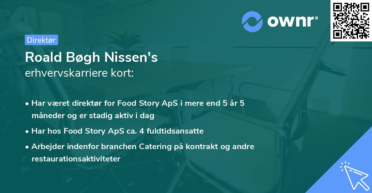 Roald Bøgh Nissen's erhvervskarriere kort