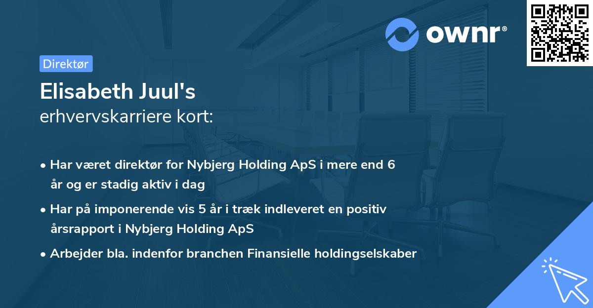Elisabeth Juul's erhvervskarriere kort