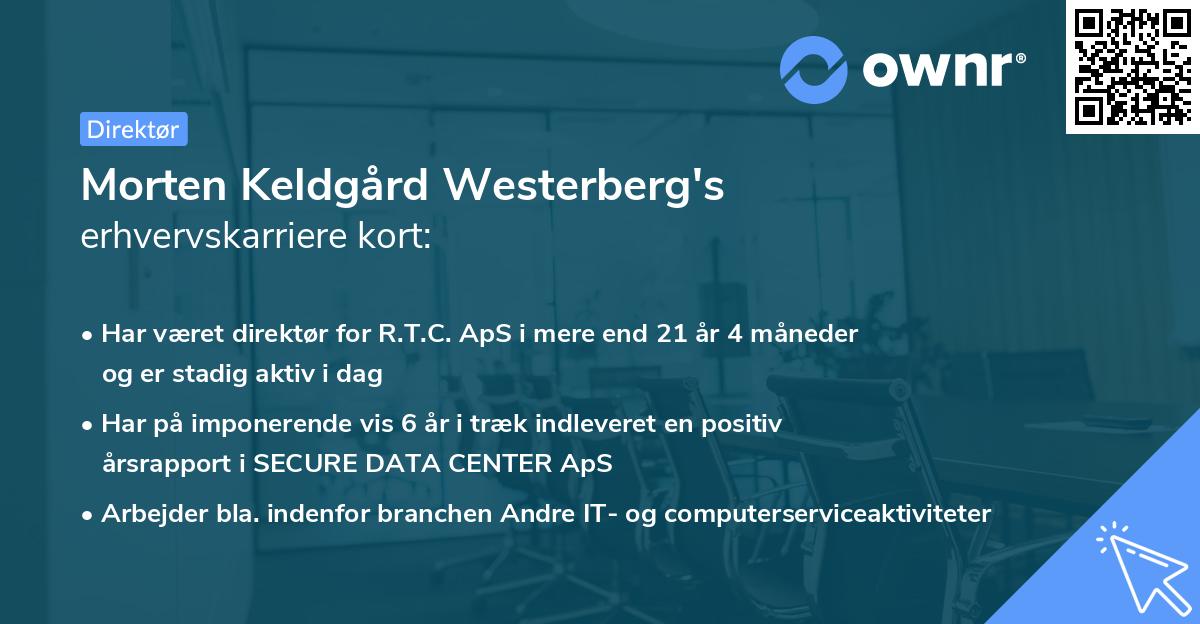 Morten Keldgård Westerberg's erhvervskarriere kort