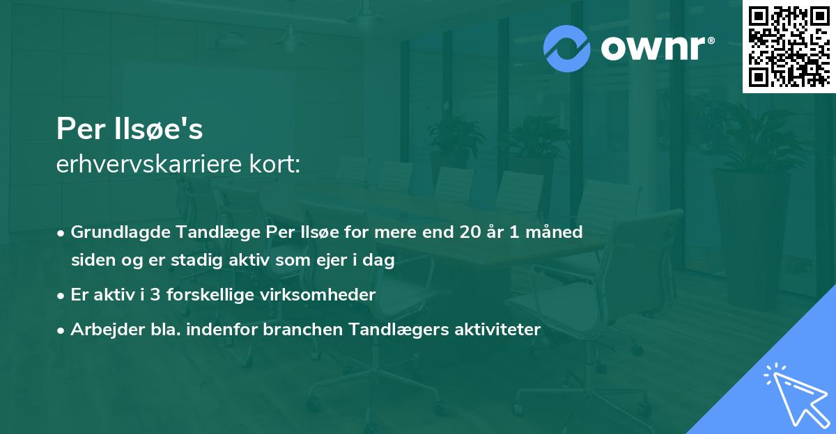 Per Ilsøe's erhvervskarriere kort