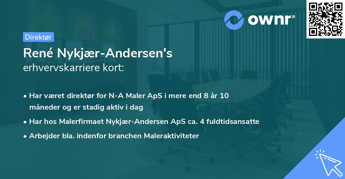 René Nykjær-Andersen's erhvervskarriere kort