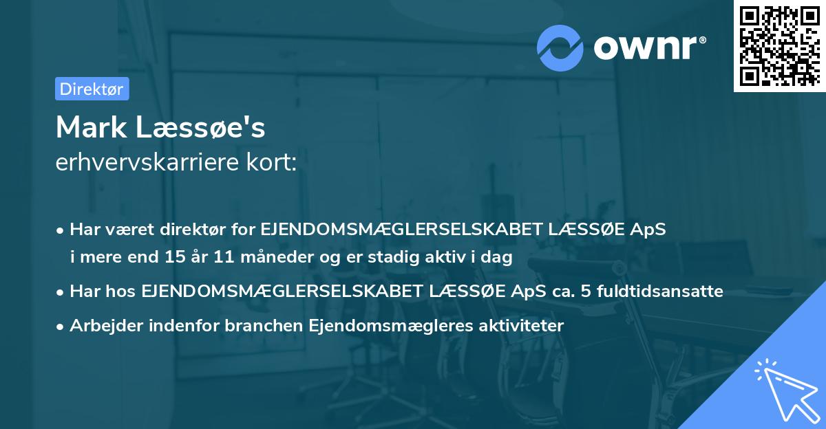 Mark Læssøe's erhvervskarriere kort