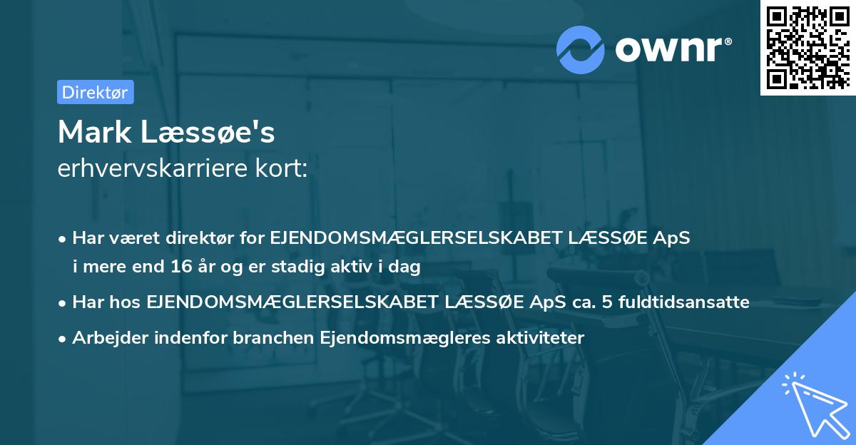 Mark Læssøe's erhvervskarriere kort