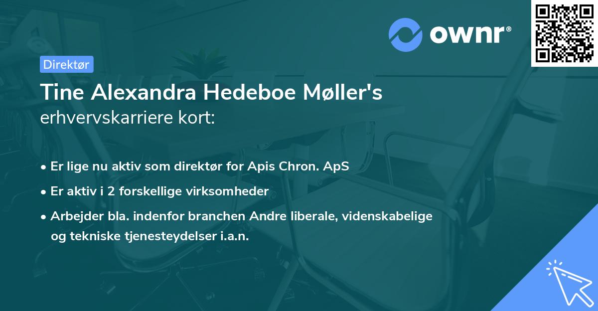 Tine Alexandra Hedeboe Møller's erhvervskarriere kort