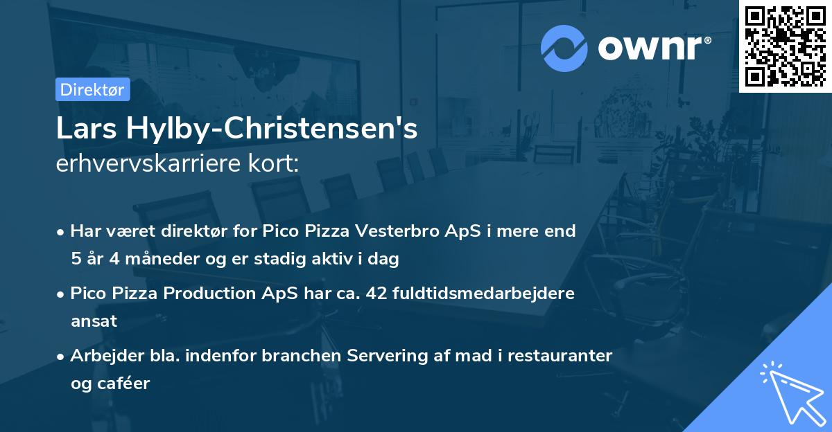 Lars Hylby-Christensen's erhvervskarriere kort
