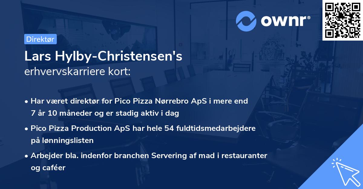 Lars Hylby-Christensen's erhvervskarriere kort