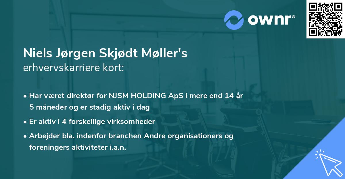 Niels Jørgen Skjødt Møller's erhvervskarriere kort