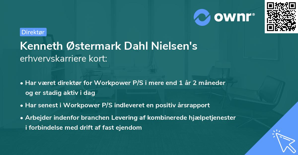 Kenneth Østermark Dahl Nielsen's erhvervskarriere kort
