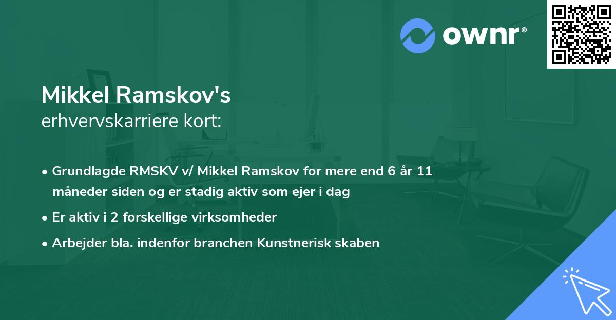 Mikkel Ramskov's erhvervskarriere kort