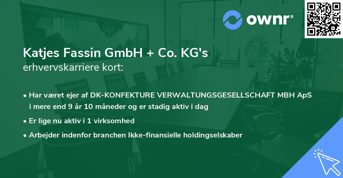 Katjes Fassin GmbH + Co. KG's erhvervskarriere kort