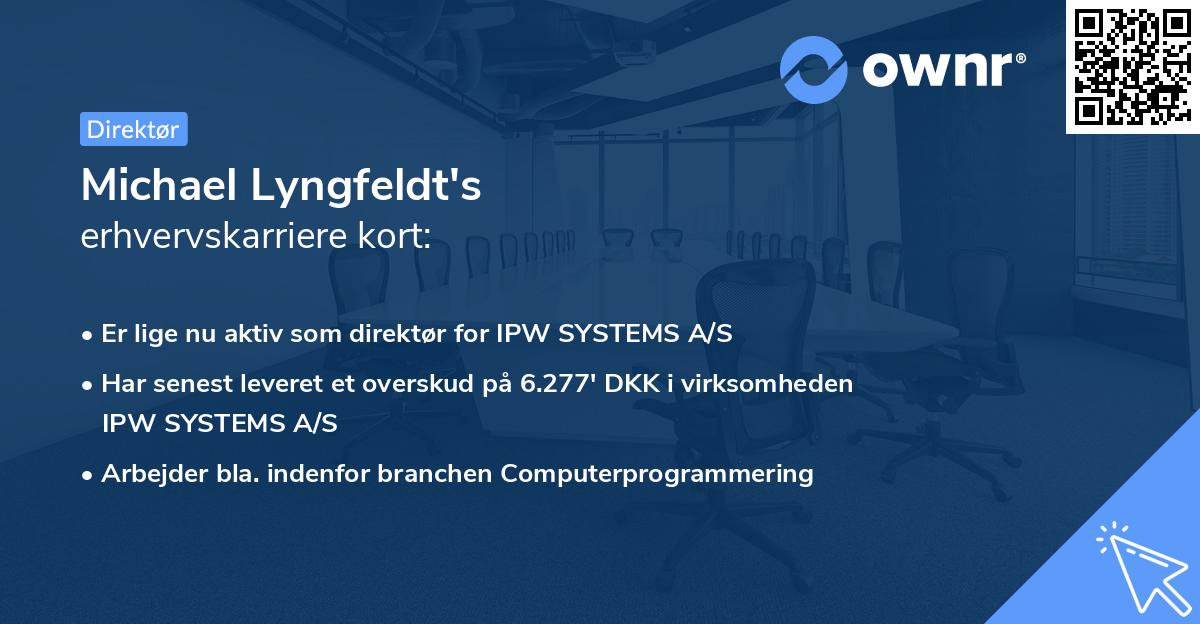 Michael Lyngfeldt's erhvervskarriere kort