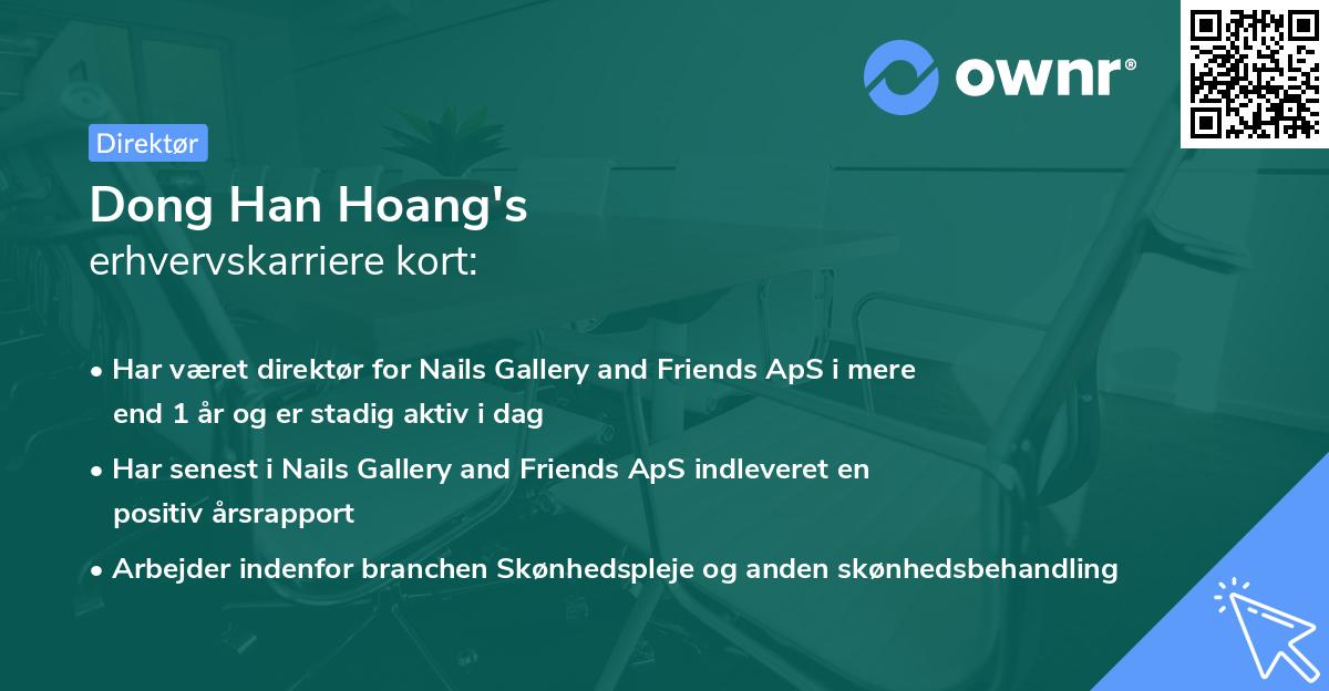 Dong Han Hoang's erhvervskarriere kort