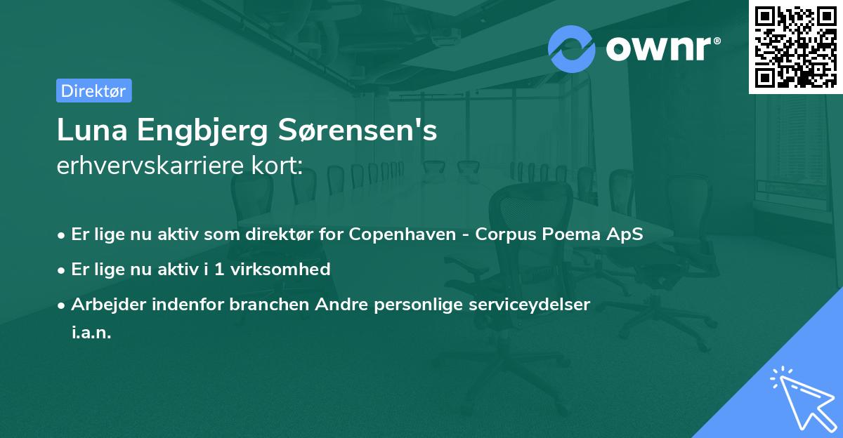 Luna Engbjerg Sørensen's erhvervskarriere kort
