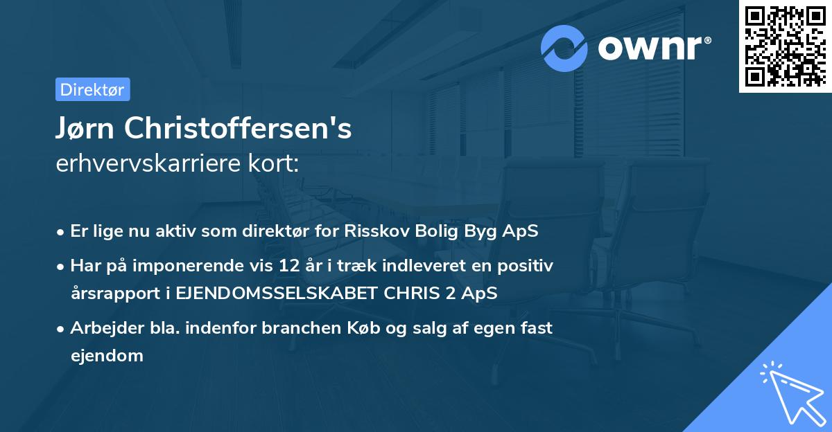 Jørn Christoffersen's erhvervskarriere kort
