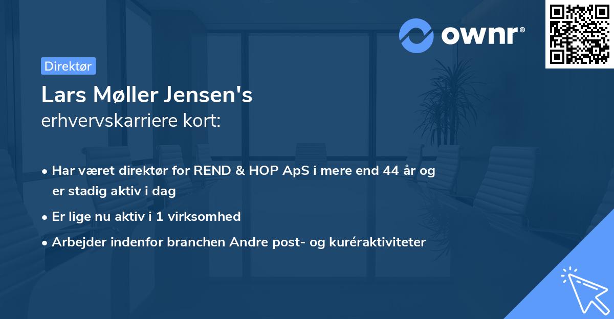 Lars Møller Jensen's erhvervskarriere kort