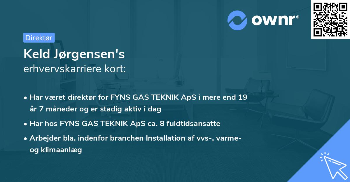 Keld Jørgensen's erhvervskarriere kort