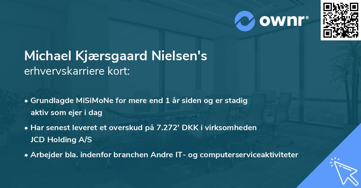 Michael Kjærsgaard Nielsen's erhvervskarriere kort