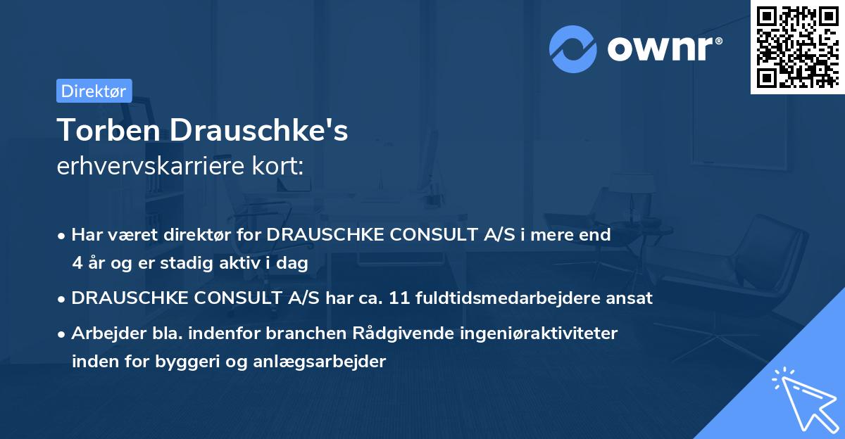 Torben Drauschke's erhvervskarriere kort
