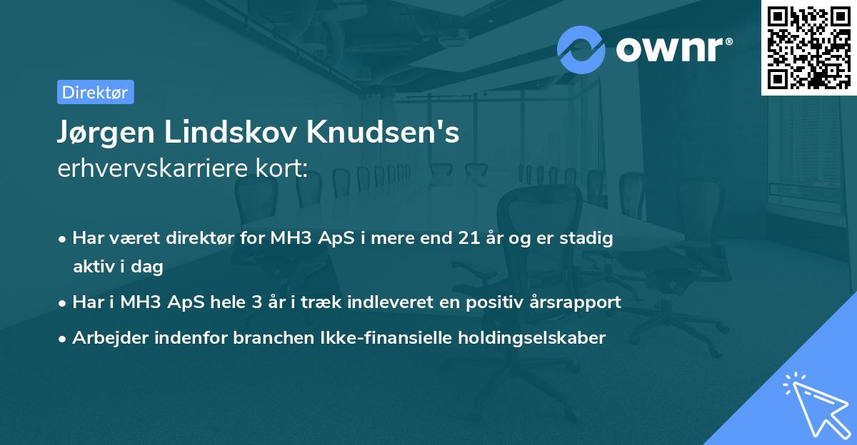 Jørgen Lindskov Knudsen's erhvervskarriere kort