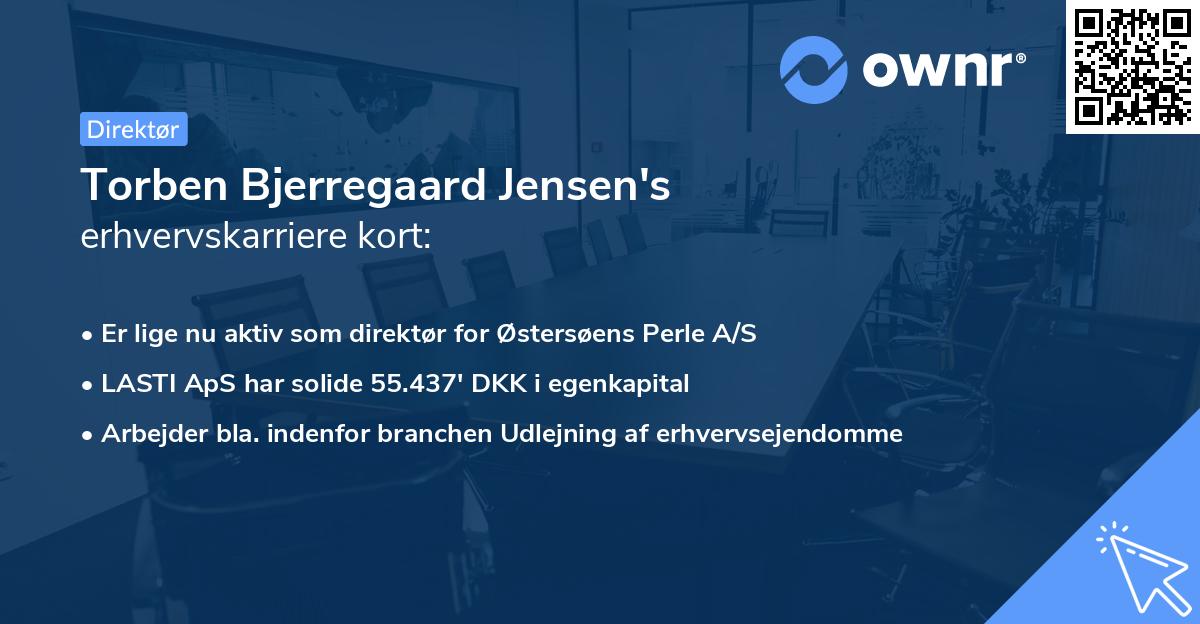 Torben Bjerregaard Jensen's erhvervskarriere kort