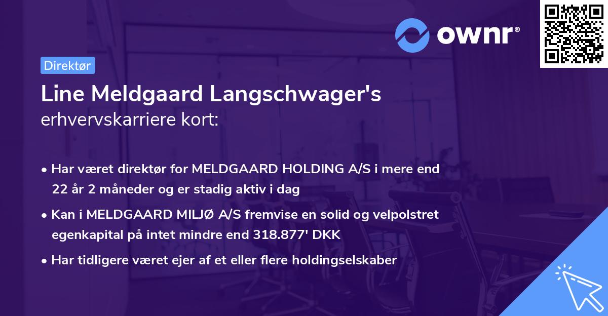 Line Meldgaard Langschwager's erhvervskarriere kort