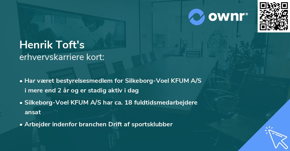 Henrik Toft's erhvervskarriere kort